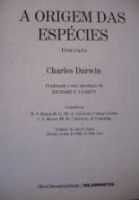 "A origem das espcies", do ano de 1959, obra clebre de Darwin, na qual o cientista - imbudo de conhecimentos lapidados por mais de 20 anos de pesquisa esmerada - apresenta a mais consistente de todas as teses para o desenvolvimento das espcies de seres vivos: a evoluo. - Fonte: <http://www.mercadolivre.com.br/jm/img?s=MLB&f=40923791_7782.jpg&v=P>.