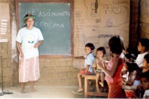 Imagens capturadas em escola indgena (foto da autora)